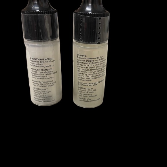 Luminess Airbrush Moisturizing Primer .25oz + Tanning Tonic Lot NEW SEALED - Picture 2 of 3